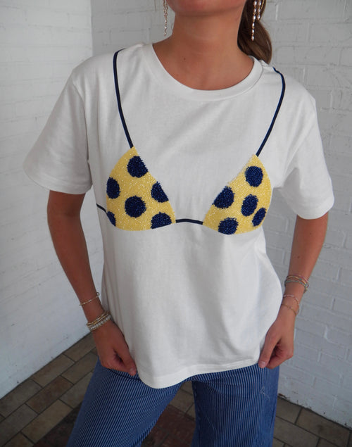 Beaded Bikini Tee