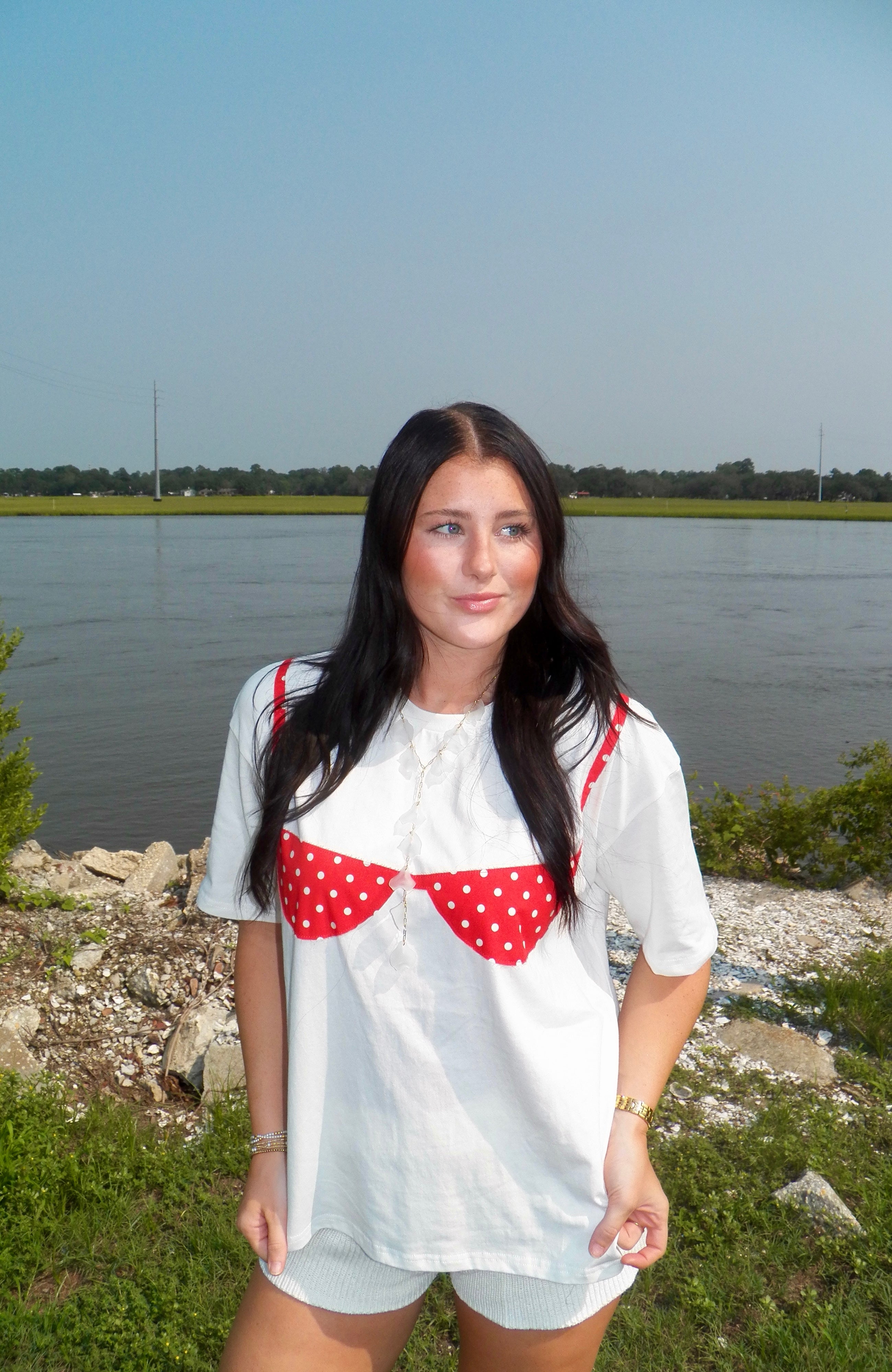 Red Bikini Tee