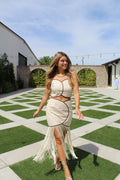 Coastal Fringe Skirt