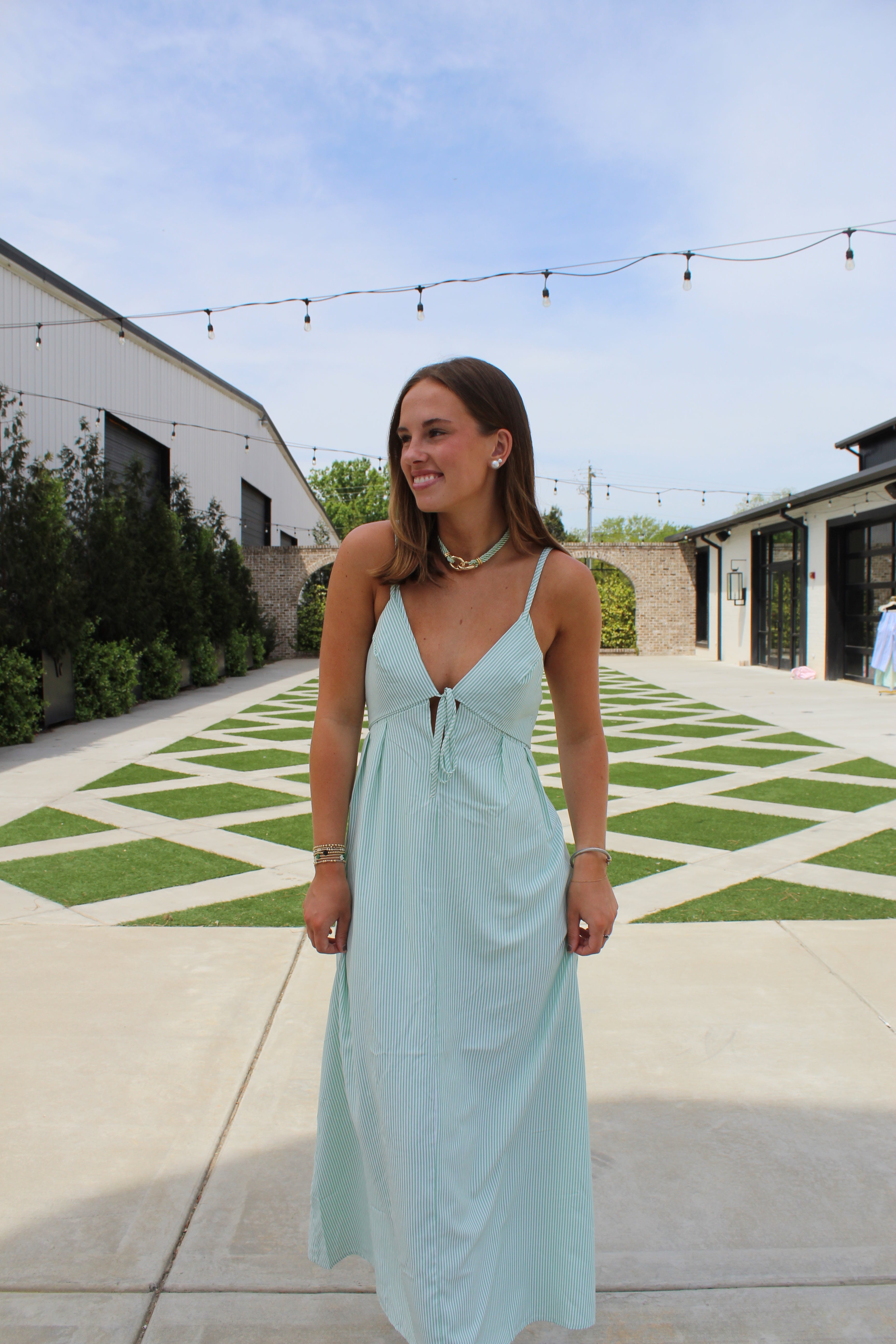 Emerald Breeze Dress