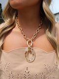 Soft Oval Link Necklace