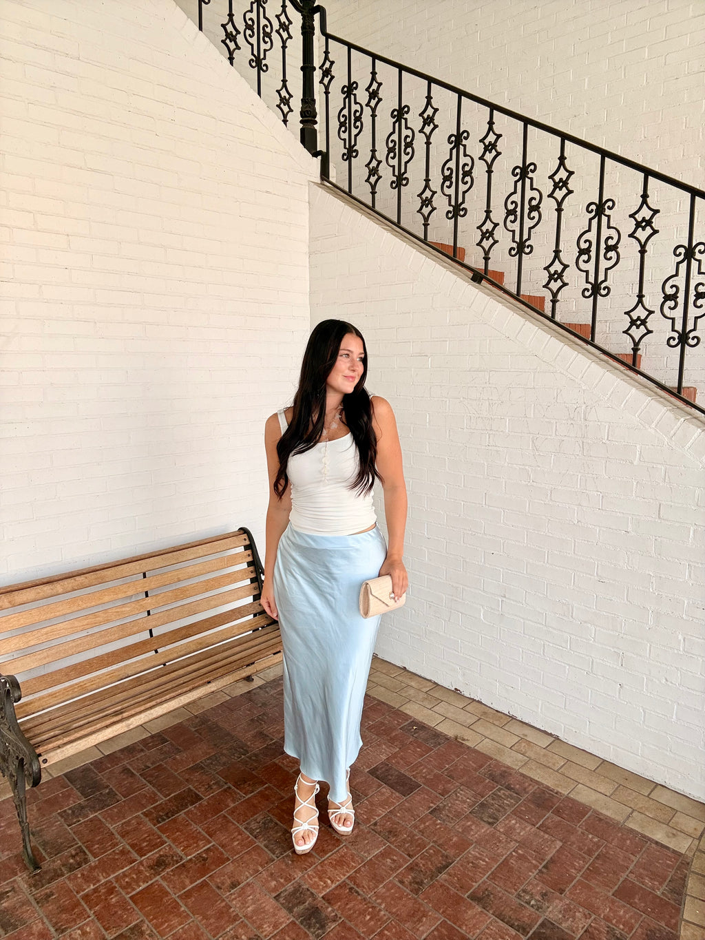 Isla Satin Skirt