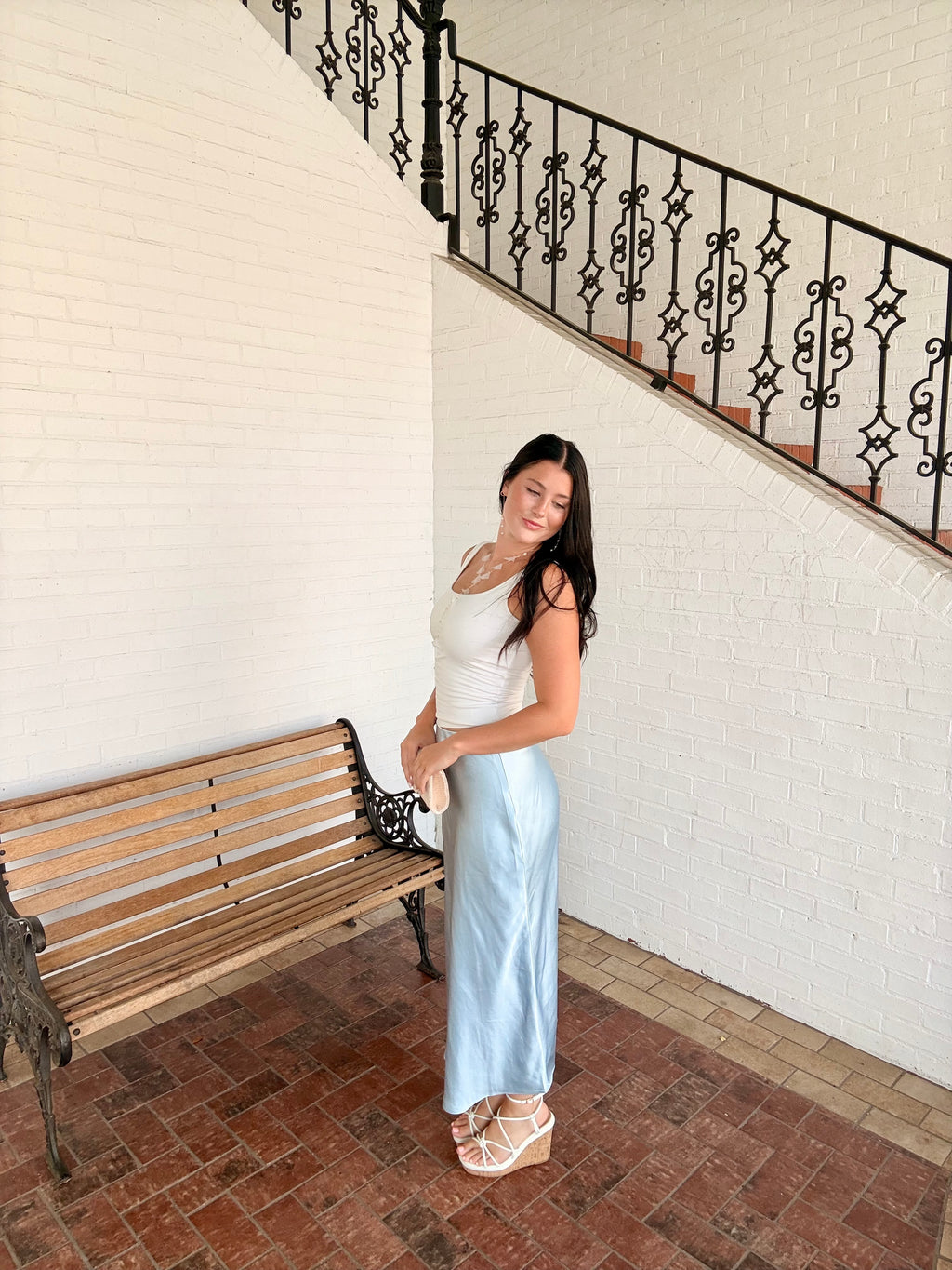 Isla Satin Skirt
